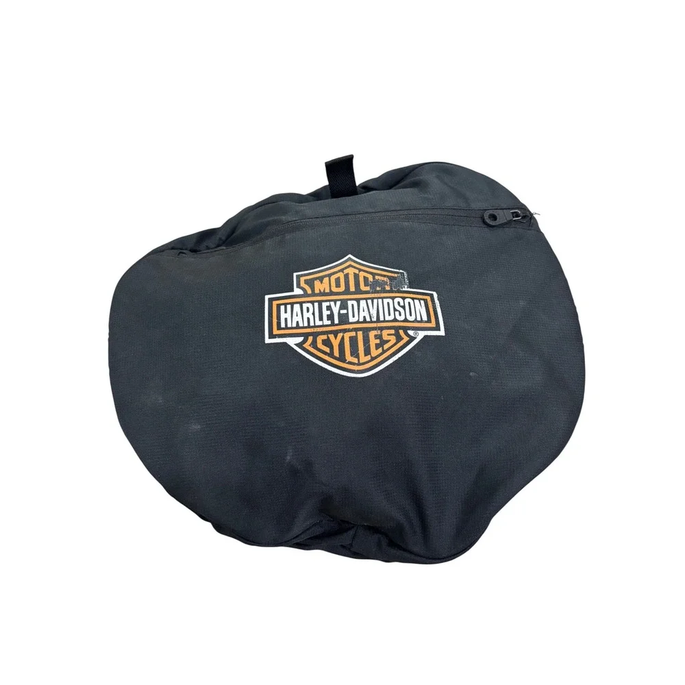 Harley-Davidson Packable Duffle Bag Black Logo Travel Gym Bag